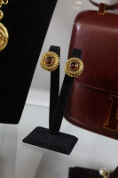 Chanel Crystals Clip-On Earrings 