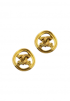 Chanel Logo Clip-on Earrings