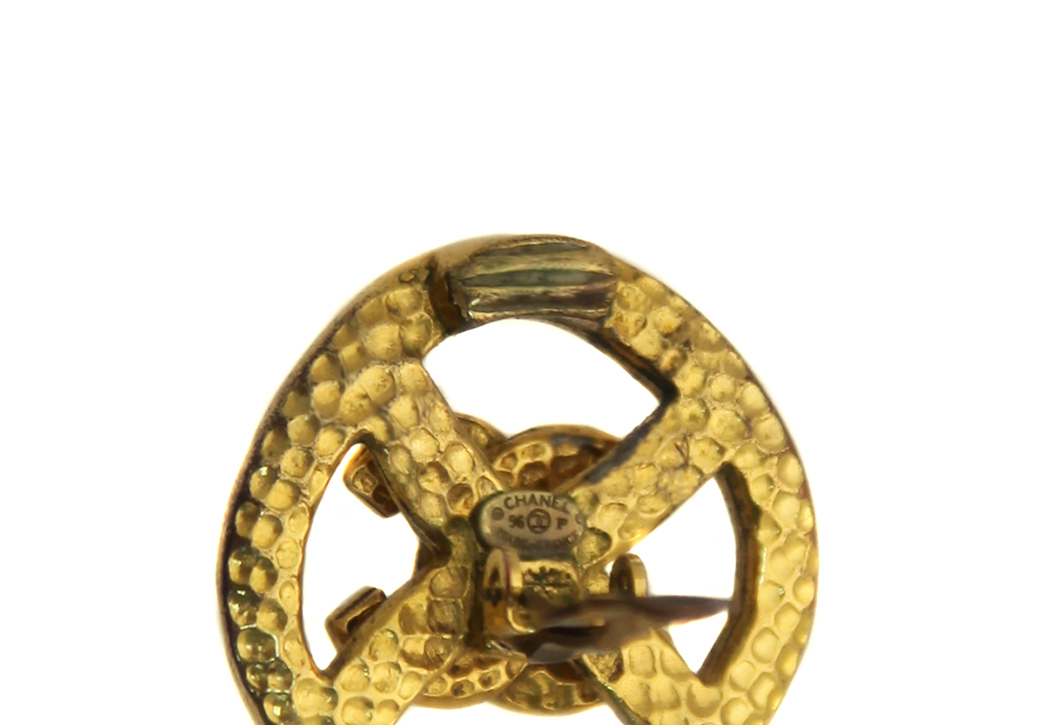 Chanel Logo Clip-on Earrings