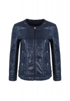 Chanel Navy Blue Nylon Jacket