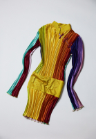 John Galliano Pleated Dress