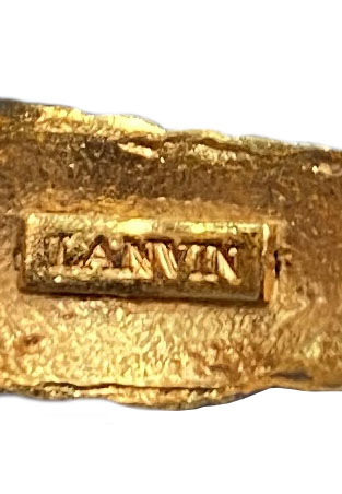 Lanvin Vintage Clip-On Earrings