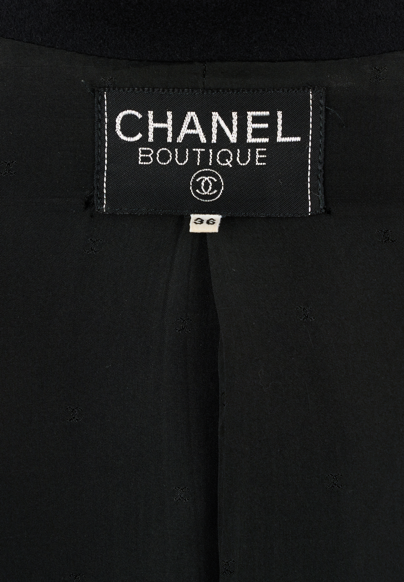 Chanel Long Black Jacket