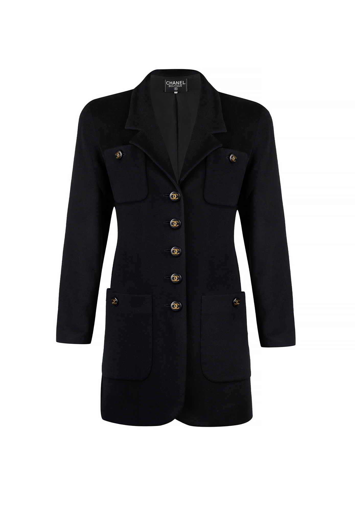 Chanel Long Black Jacket