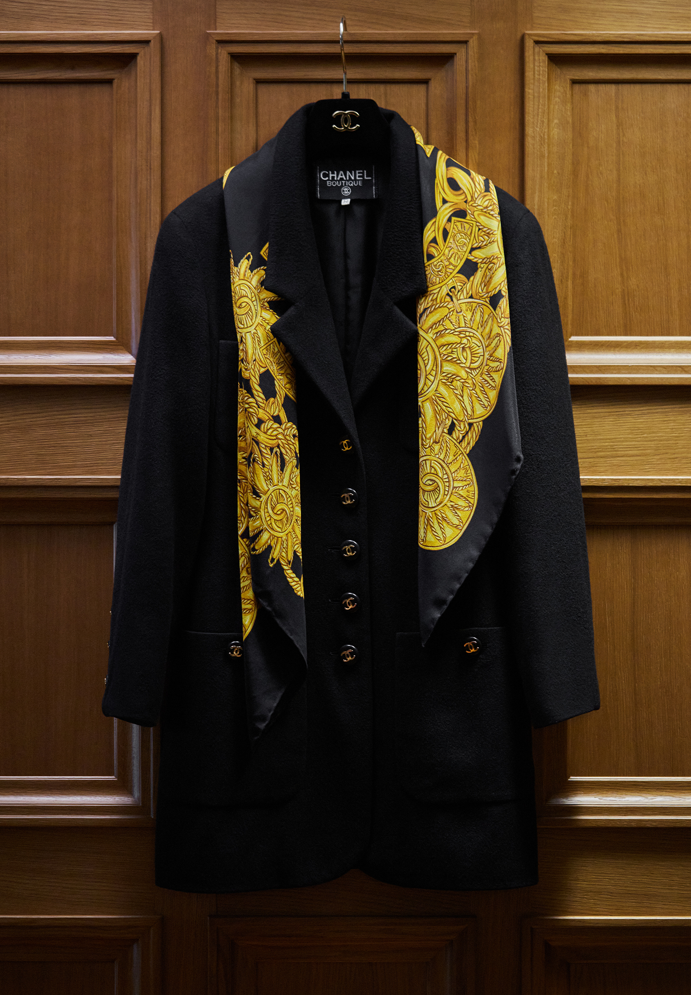 Chanel Long Black Jacket