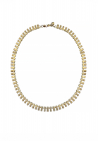 Vintage Granet Glass Necklace