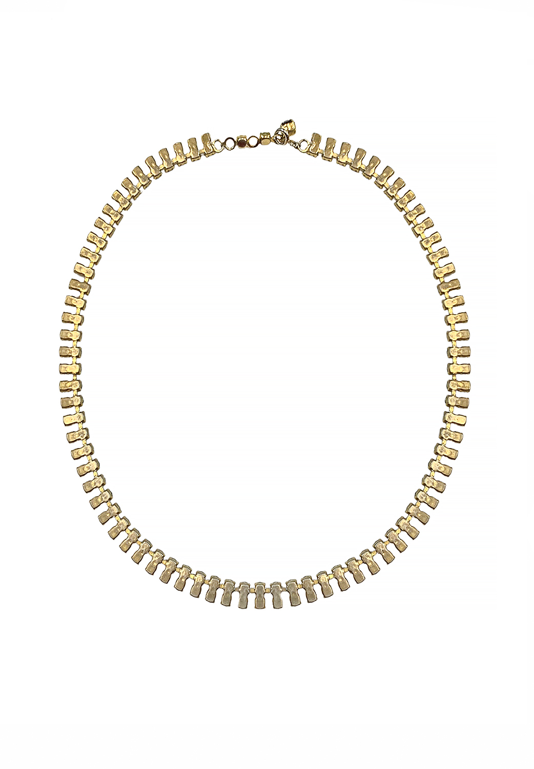 Vintage Granet Glass Necklace