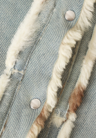 Dolce&Gabbana Light Blue Sheepskin Suit