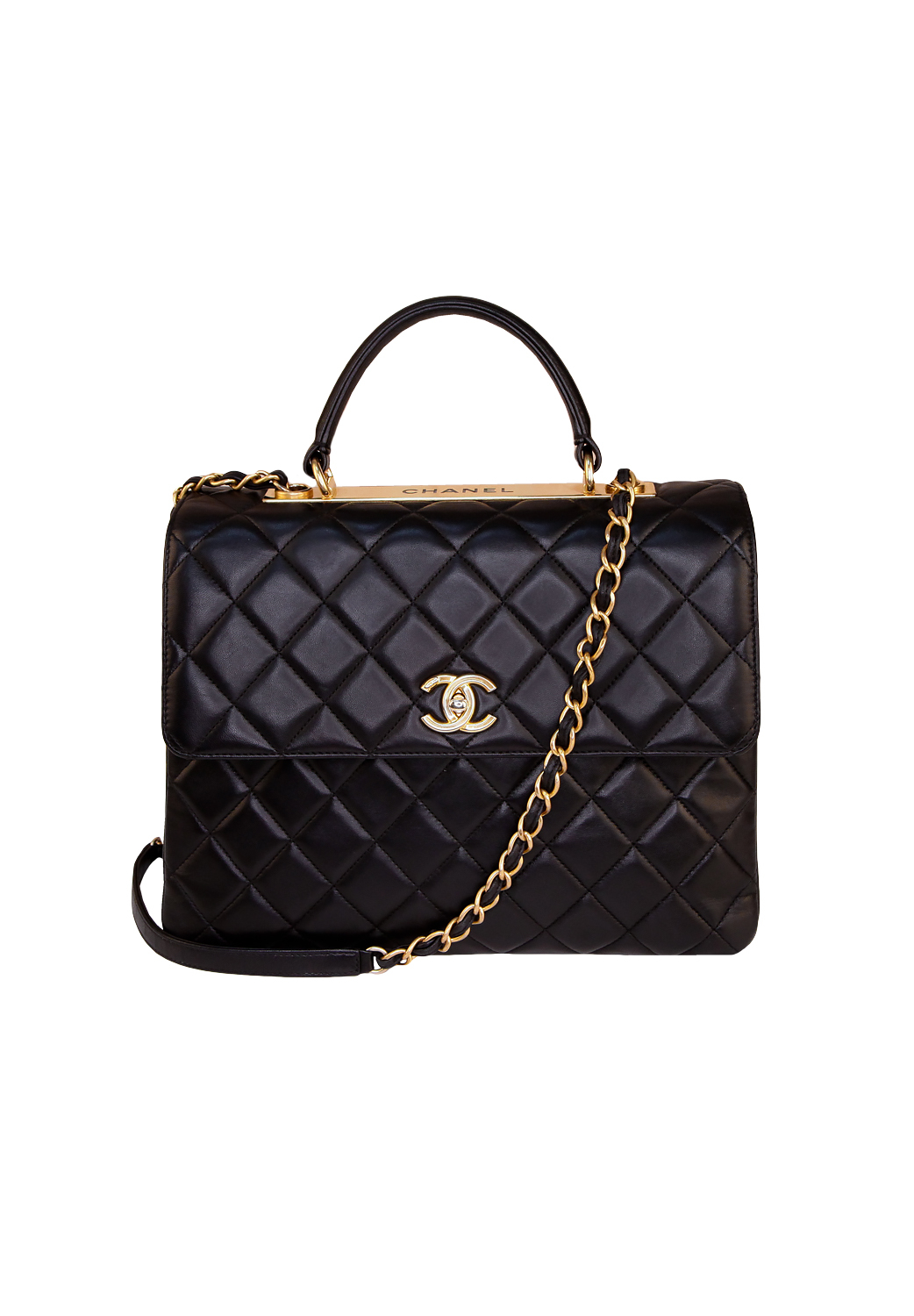 Chanel Trendy CC Quilted Black Bag