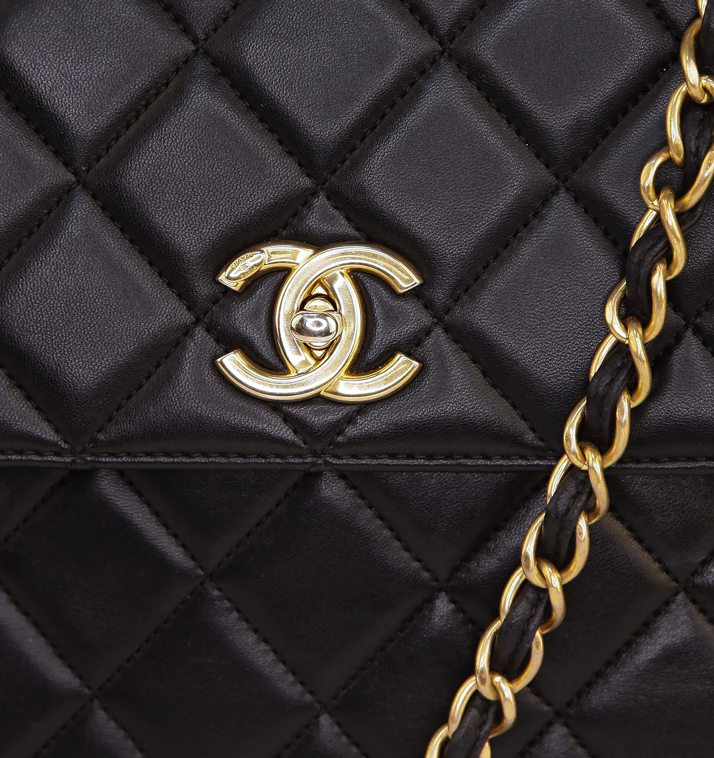 Chanel Trendy CC Quilted Black Bag