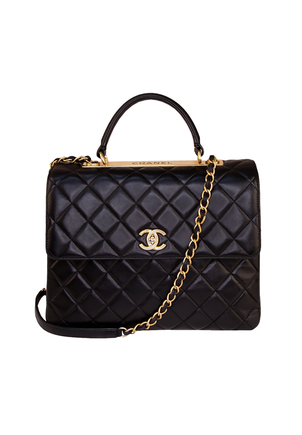 Chanel Trendy CC Quilted Black Bag