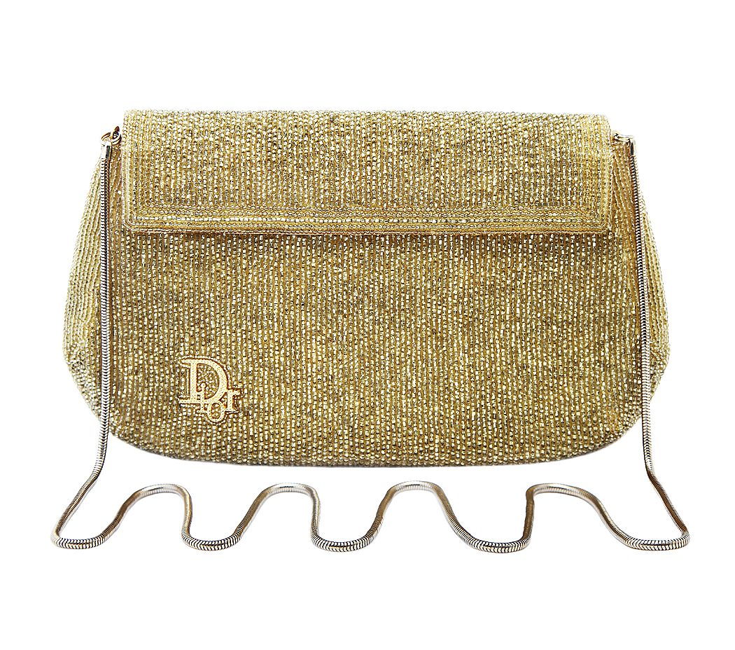 Christian Dior Beaded Shoulder Bag