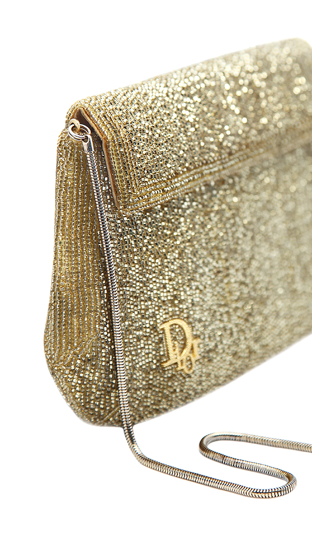Christian Dior Beaded Shoulder Bag