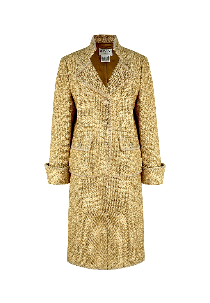 Chanel Golden Tweed Suit