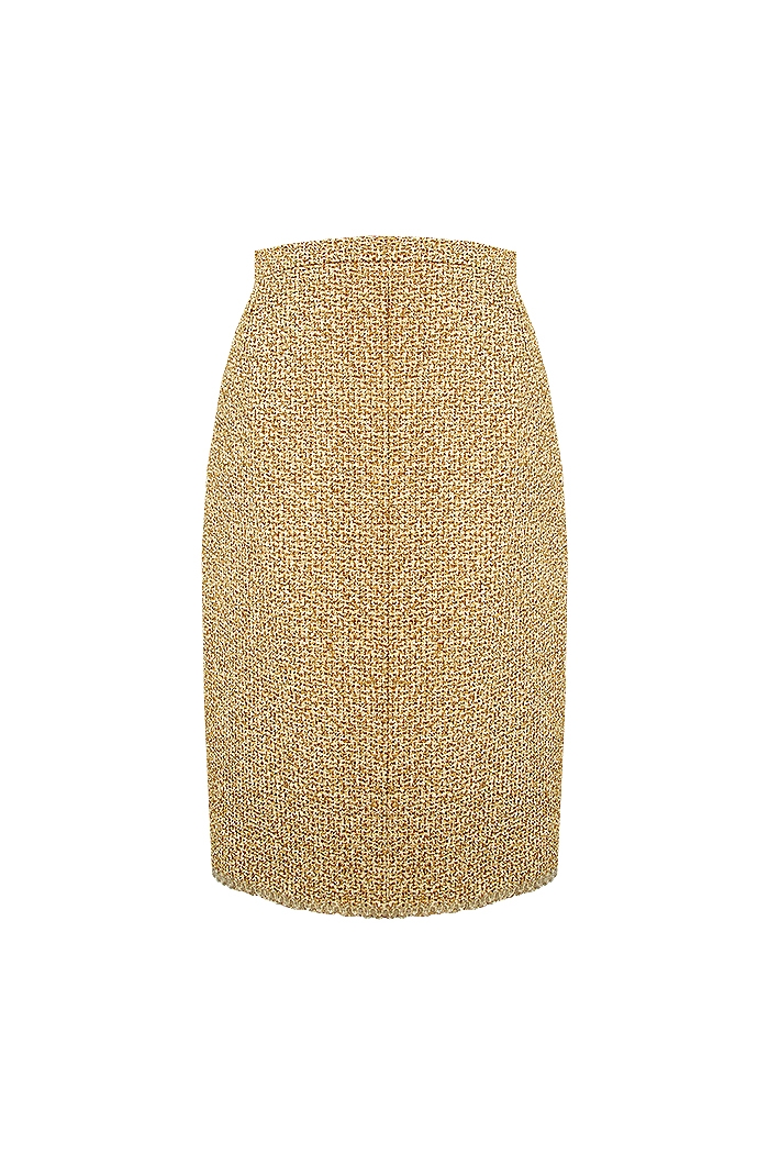 Chanel Golden Tweed Suit