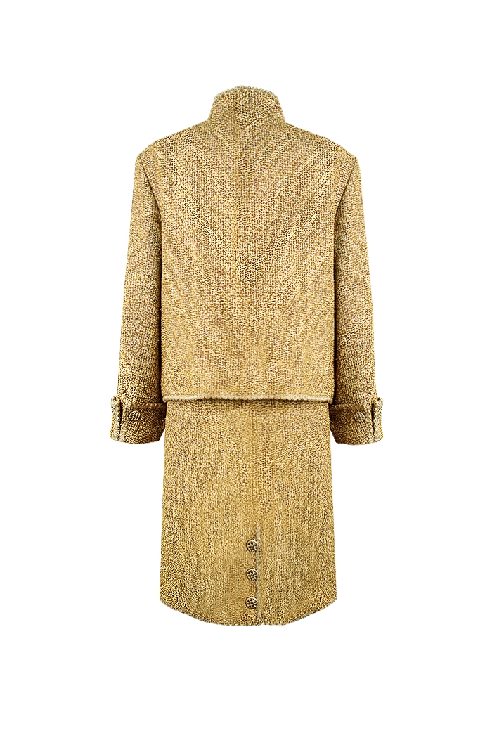 Chanel Golden Tweed Suit