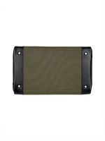 Hermès Cargo HAC Birkin 40 Noir Ever Calf & Khaki Toile Goeland Bag