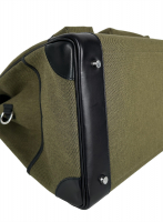 Hermès Cargo HAC Birkin 40 Noir Ever Calf & Khaki Toile Goeland Bag