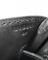 Hermès Cargo HAC Birkin 40 Noir Ever Calf & Khaki Toile Goeland Bag