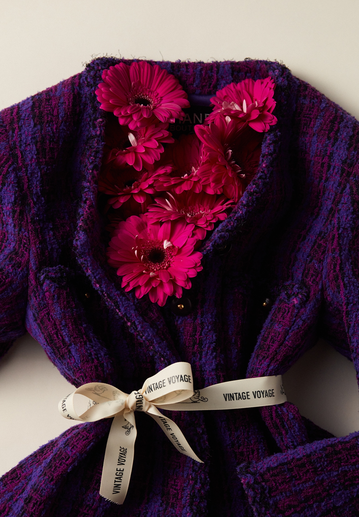 Chanel Cropped Plaid Jacket