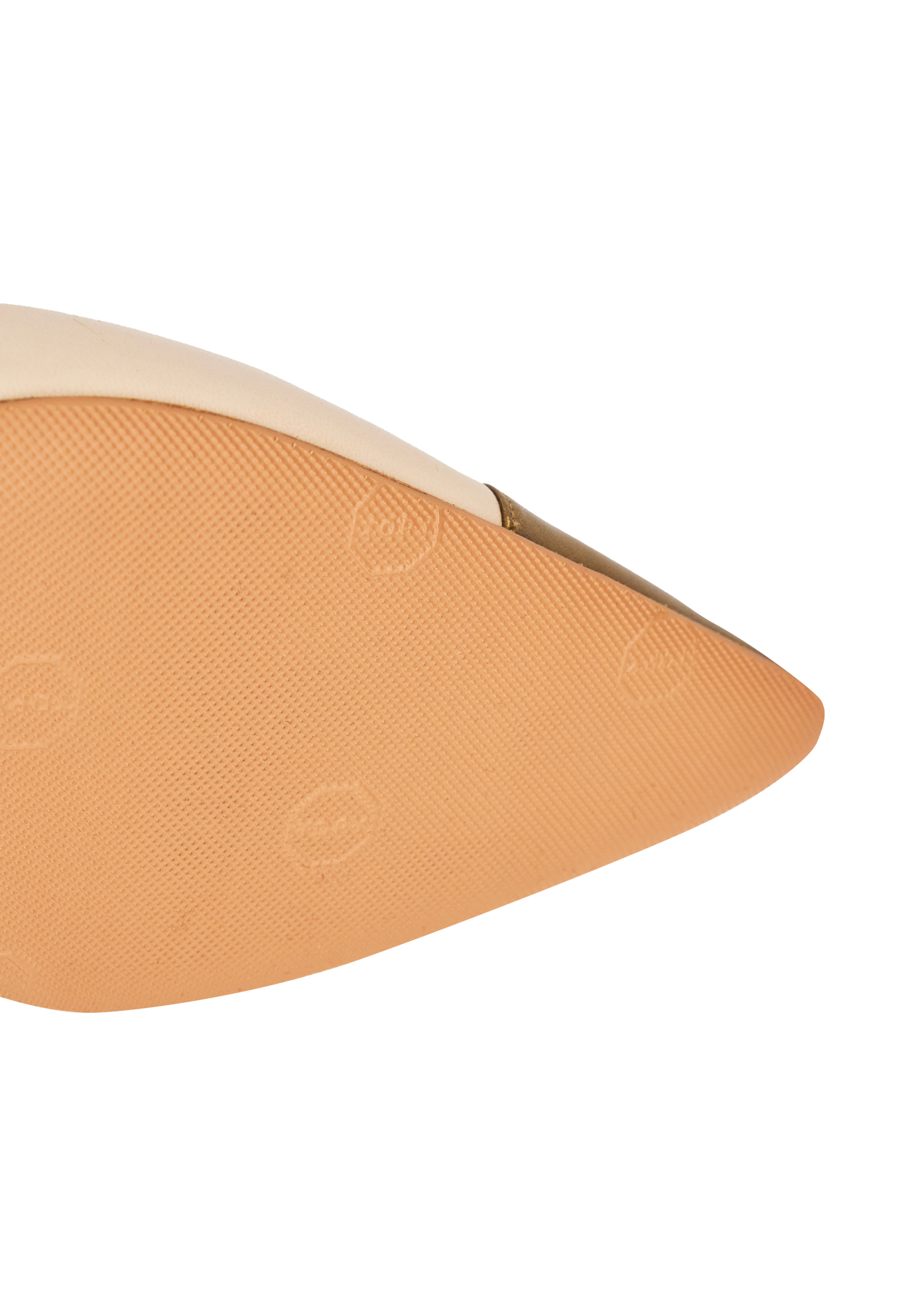 Beige Chanel Strappy Heels