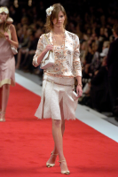 Beige Chanel Strappy Heels