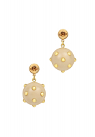 Chanel Earrings With Pendants And Logo