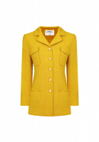 Chanel Mustard Coloured Tweed Jacket