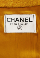 Chanel Mustard Coloured Tweed Jacket