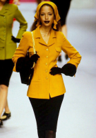 Chanel Mustard Coloured Tweed Jacket