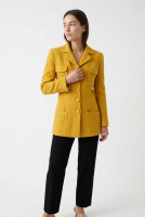 Chanel Mustard Coloured Tweed Jacket