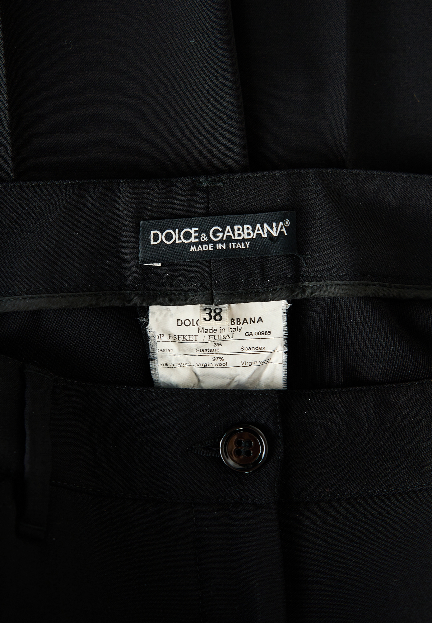 Dolce&Gabbana Black Trousers