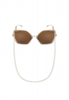 Chanel Sunglasses With Pearl Chain