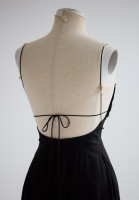 Saint Laurent Black Cutout Dress