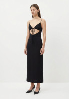 Saint Laurent Black Cutout Dress