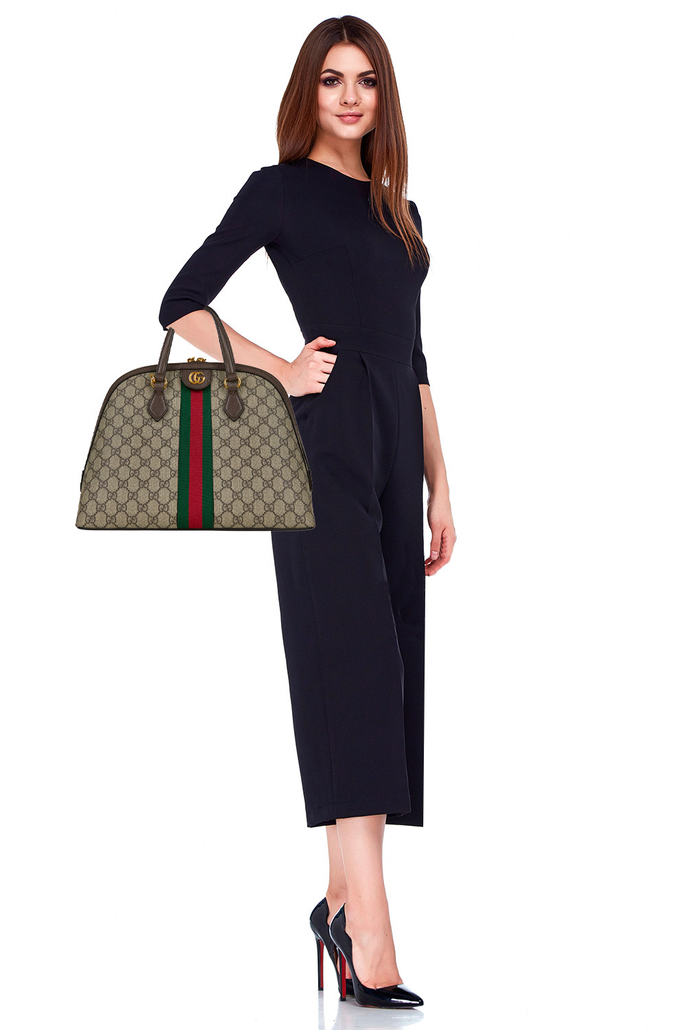 Gucci Ophidia Medium Top Handle Bag