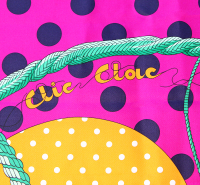 Hermès Clic-Clac a Pois Silk Scarf 140 cm
