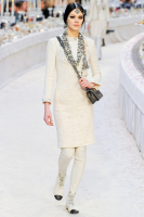 Chanel White Tweed Dress