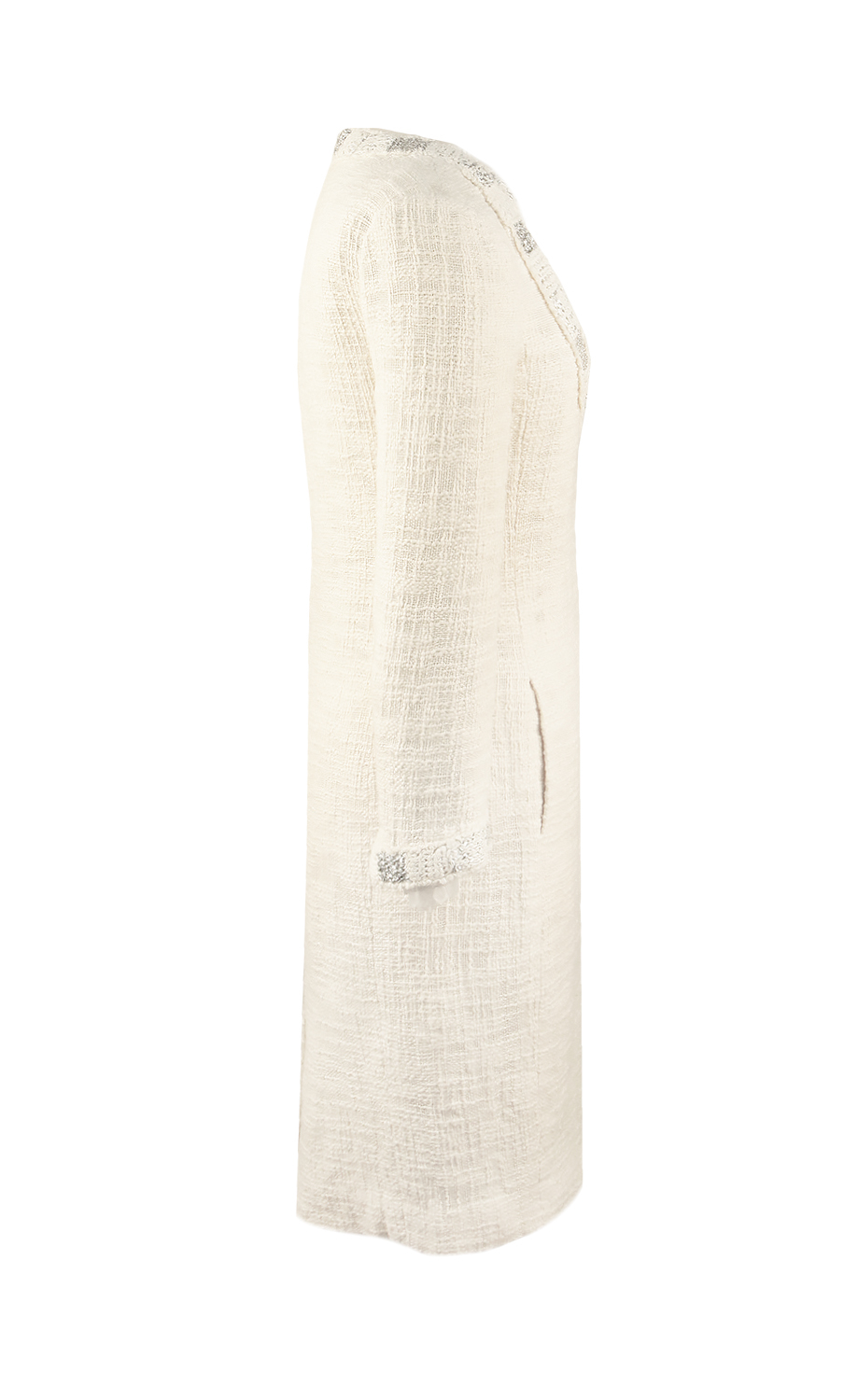 Chanel White Tweed Dress