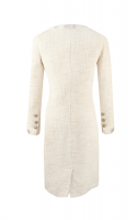 Chanel White Tweed Dress