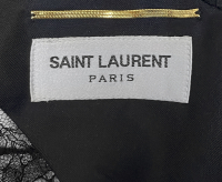 Saint Laurent Lace Back Minil Dress