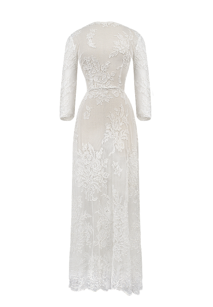 Vintage White Lace Dress