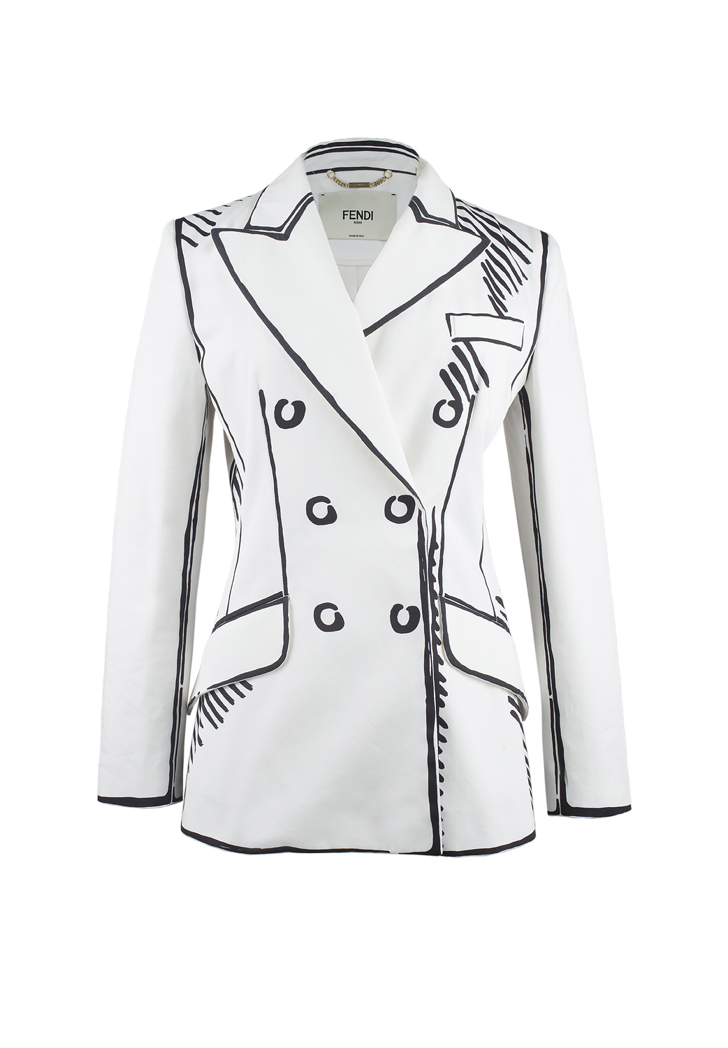 Fendi Printed Blazer 