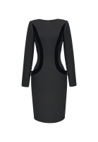 Oscar de la Renta Black Fitted Dress