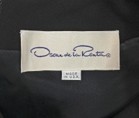 Oscar de la Renta Black Fitted Dress