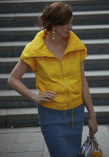 Клипсы Chanel с кристаллами