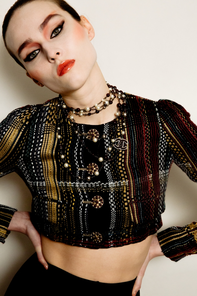 Chanel Pearl And Enamel Necklace