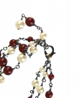 Chanel Pearl And Enamel Necklace