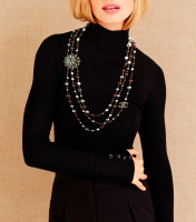 Chanel Pearl And Enamel Necklace