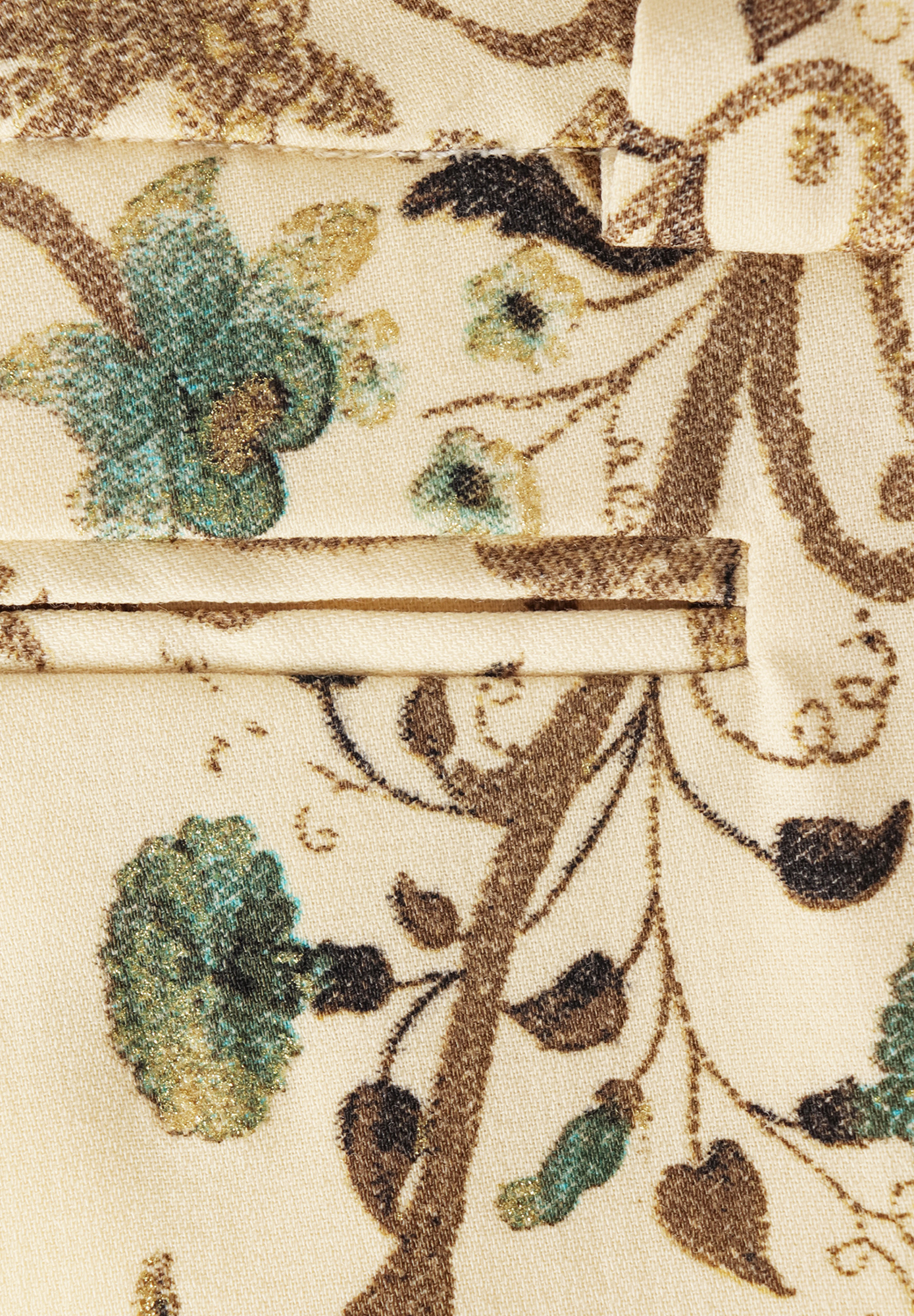 Roberto Cavalli Trousers With Floral Pattern